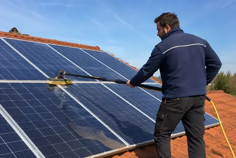 Nettoyage et entretien de panneaux solaires à Labastidette